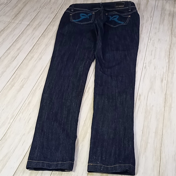 Rocawear Hannah Skinny Low Rise Blue Jeans Size 3 - Picture 11 of 16